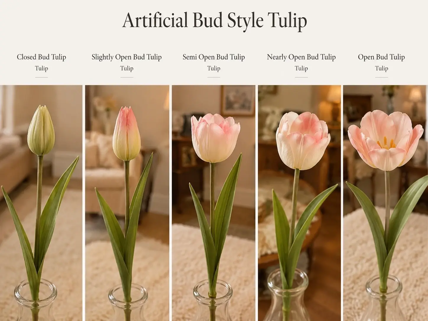 Artificial Tight Closed Lily Bud