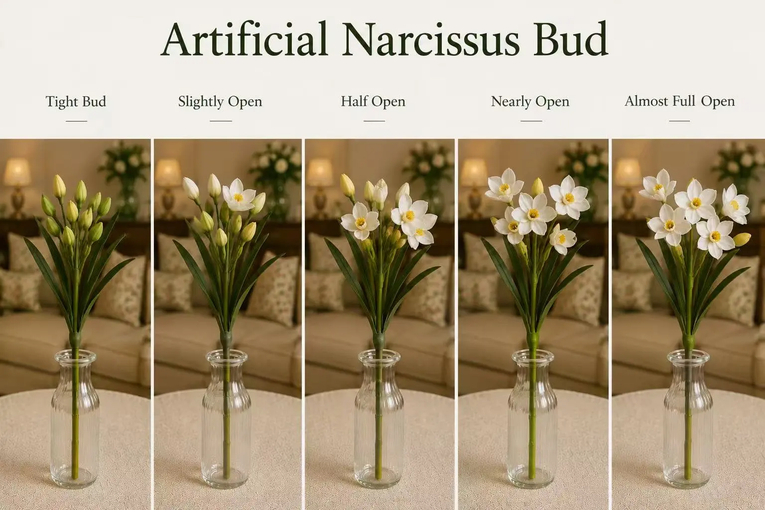 Artificial Narcissus Bud Artificial Narcissus Bud
