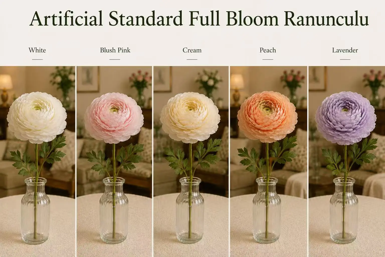 Artificial Standard Fully Opened Lotus Flower