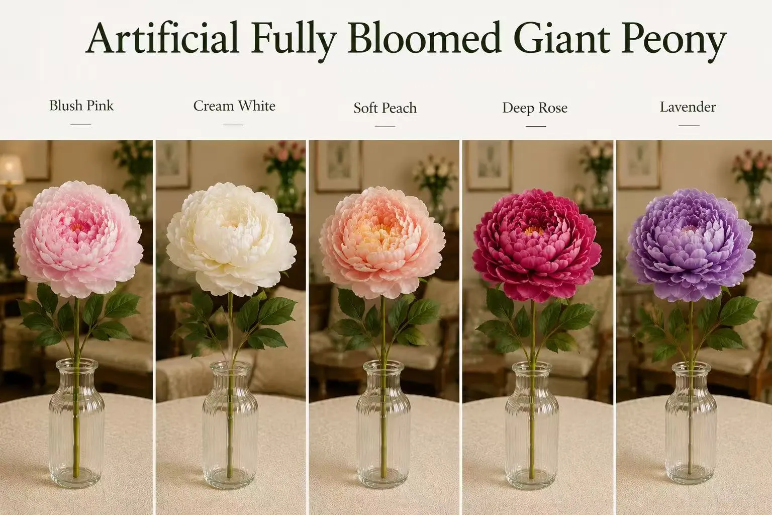 Artificial Standard Fully Opened Lotus Flower