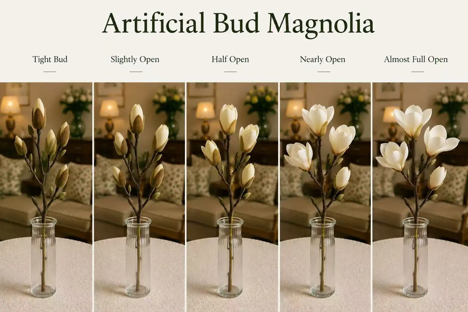 Artificial Bud Magnolia Artificial Bud Magnolia