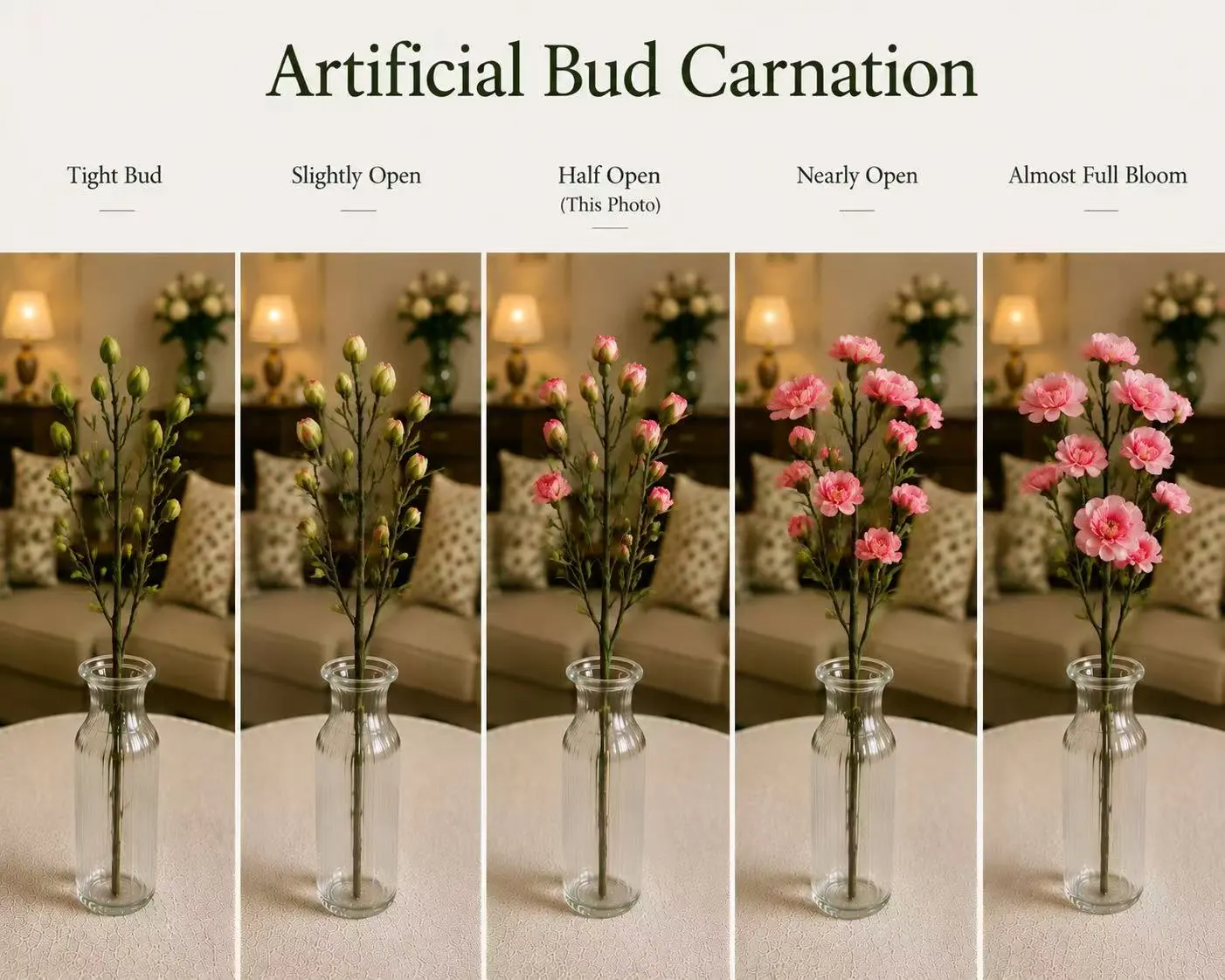 Artificial Bud Carnation