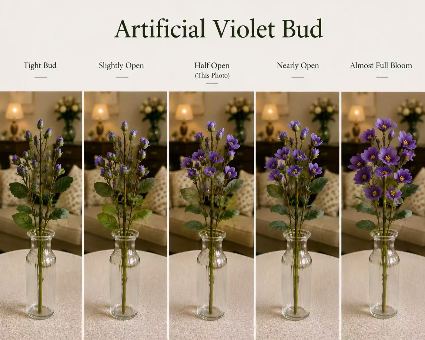Why Choose Artificial Violet Buds for High-End Floral Decoration Projects?