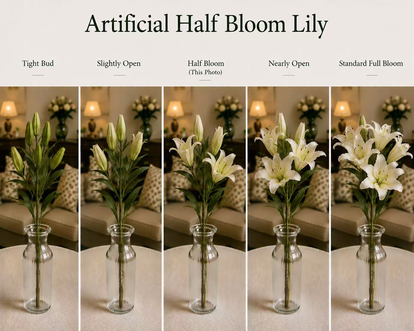 Why Use Artificial Half Bloom Lily for Minimalist Event Styling?