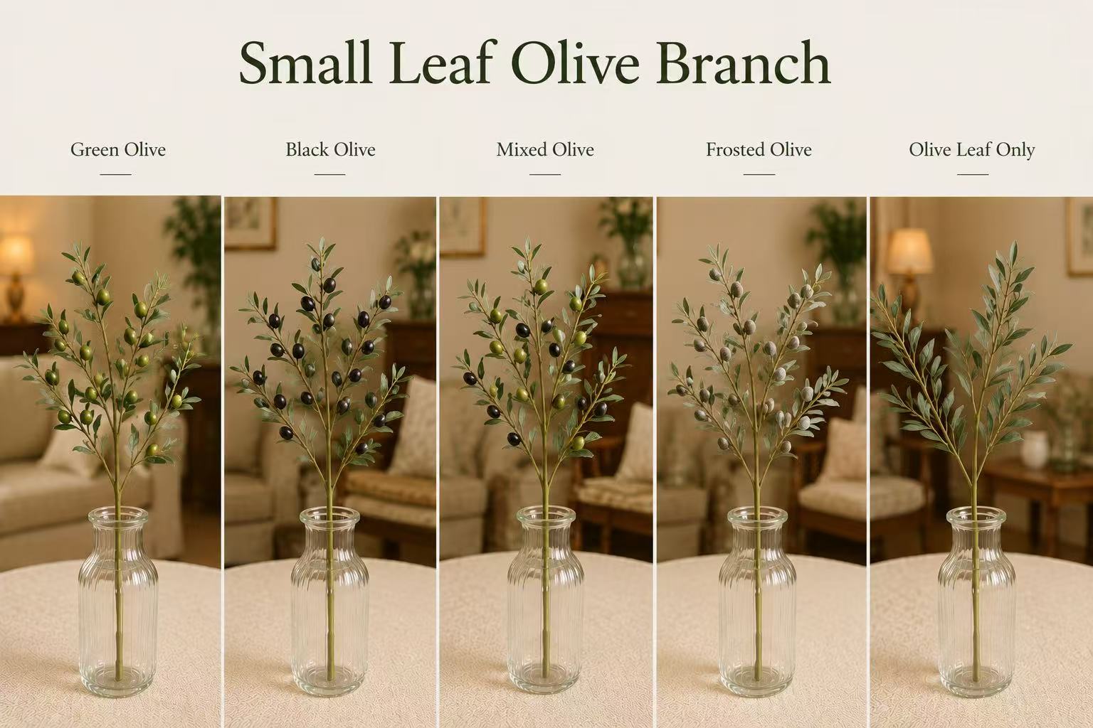 What makes Artificial Bud & Small Leaf Olive Branch so realistic?