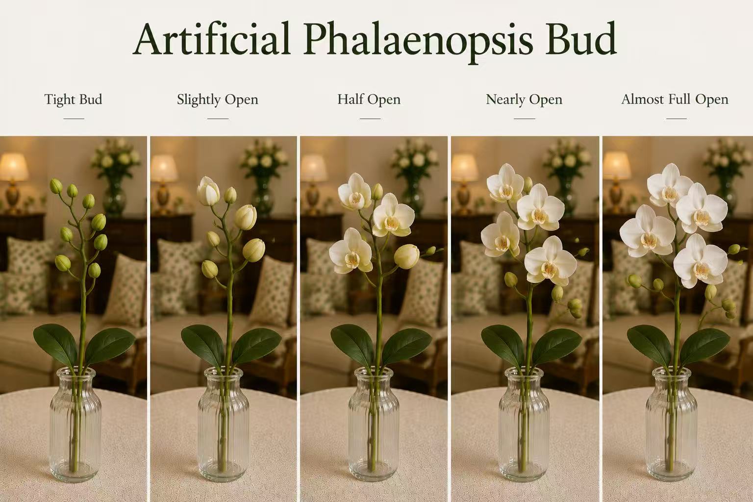 Fake vs. Real: Why Artificial Phalaenopsis Bud Are the Future of Easy Home Decor