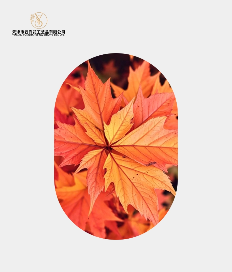Artificial Double Layer Dense Maple Leaf