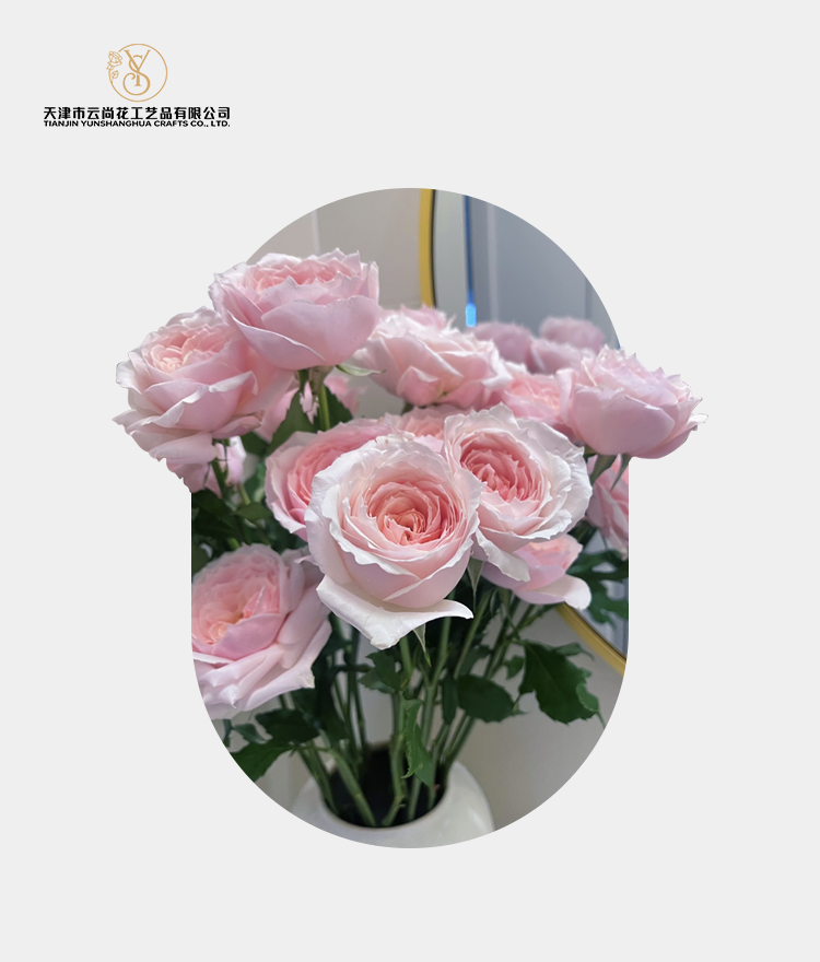 Artificial Rose Half Bloom